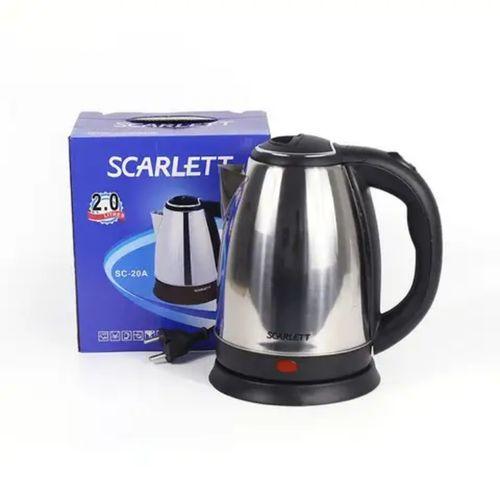 Scarlett Electric Kettle 2L | Detachable Jug, Overheat & Boil Dry Protection - LIFE STORES UGANDA