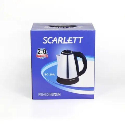 Scarlett Electric Kettle 2L | Detachable Jug, Overheat & Boil Dry Protection - LIFE STORES UGANDA