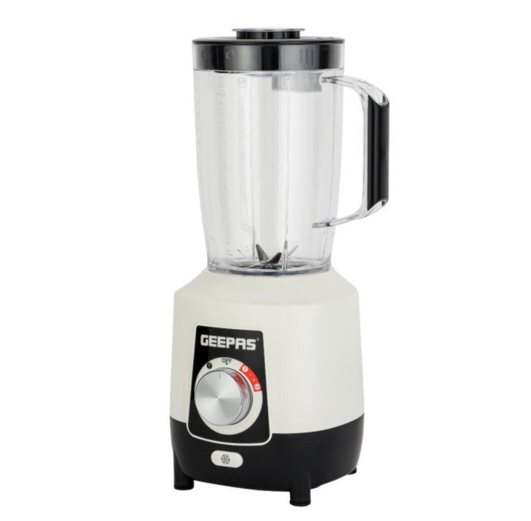 Geepas 2-in-1 Blender GSB44027T | 600W Motor, 2 Speed Settings, Stainless Steel Blades - LIFE STORES UGANDA