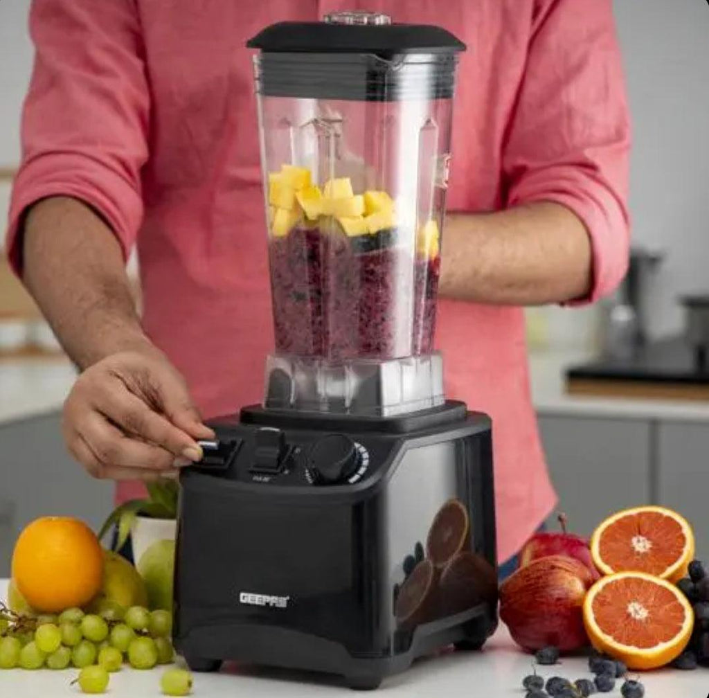 Geepas GSB44078 Professional Blender – 1800W Power for Smoothies, Shakes & More! - LIFE STORES UGANDA