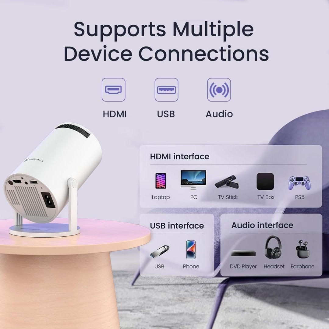 Smart LED Projector with 720p HD Resolution – A Complete Home Theater Experience - LIFE STORES UGANDA