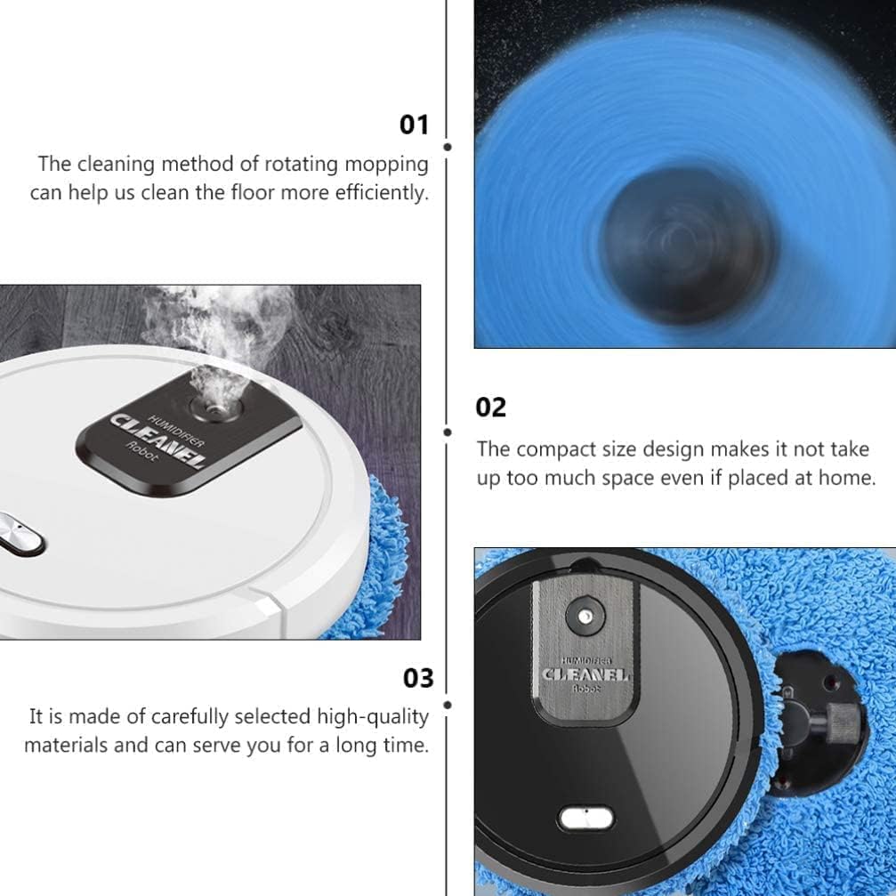 Robot Vacuum and Mop Combo | Wet Dry Dual-Function Cleaner for Pet Hair & Hard Floors