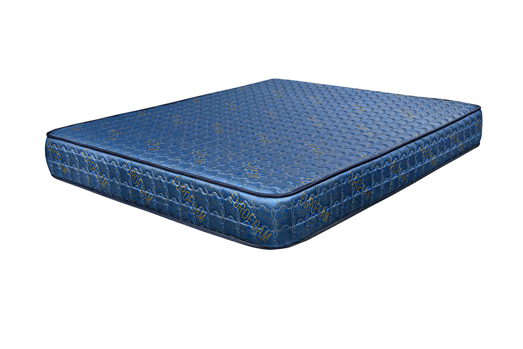 Euro Foam Smart Quilted Mattress Blue - 4x6ft 6-Inch with 20 Density Foam, Premium Fabric, Quilted & Tape Edge Design