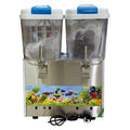 Commercial Electric Double Tank Juice Dispenser with 2 Taps 18L