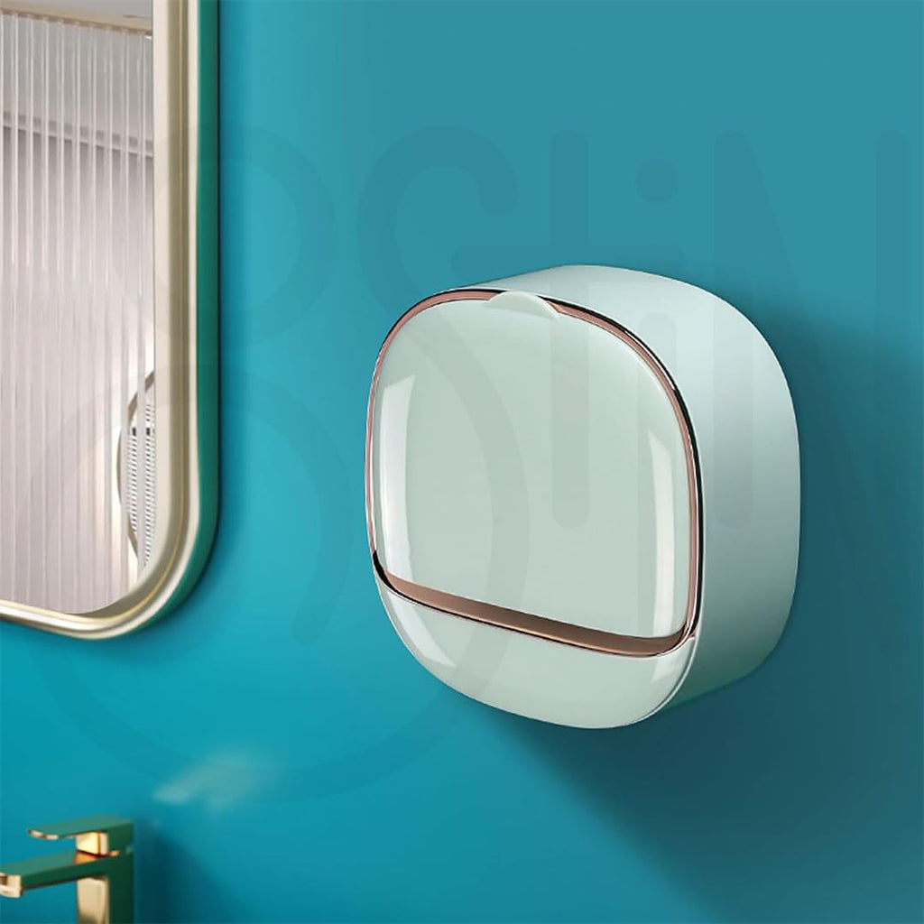 Wall Mounted Soap Holder with Drain Tray – Self-Adhesive, Waterproof Soap Dish for Shower & Bathroom | Keeps Soap Dry & Secure (Multi- Color)