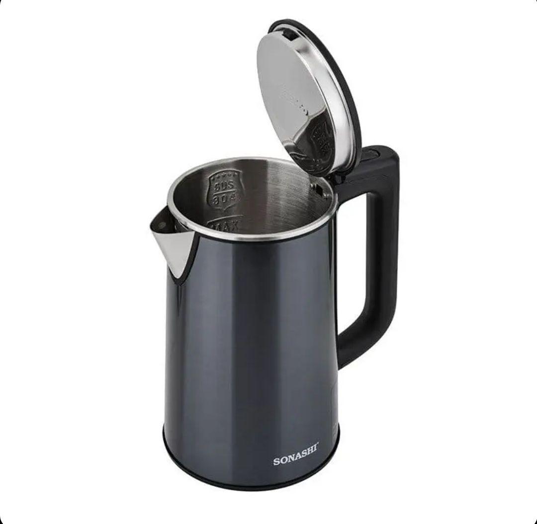 Sonashi Electric Cordless Kettle SKT-1810 | 1.8L Capacity, Convenient and Versatile - LIFE STORES UGANDA