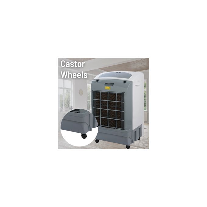 Sonashi 15L Air Cooler SAC-203 – Portable Air Cooler, Honeycomb Cooling, 3 Speed, Ice Chamber, White