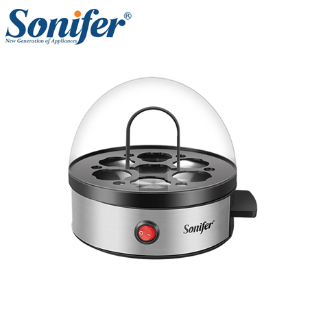 Sonifer Electric Egg Boiler SF-1501 – Cook Up to 7 Eggs Fast & Easy | Auto-Off + Sound Alarm + Multi-Use Steamer - LIFE STORES UGANDA