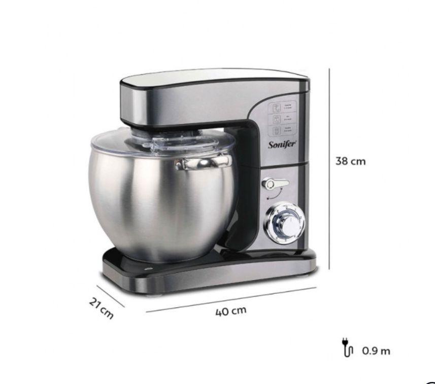 Sonifer 12L Stand Mixer SF-8082 – Commercial-Grade Power & Precision for Every Baker - LIFE STORES UGANDA