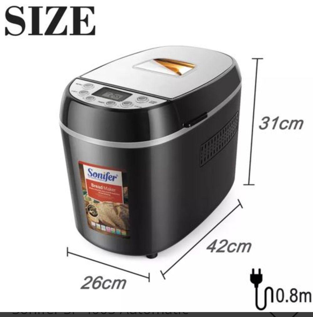 Sonifer SF-4005 Automatic Digital Bread Maker – Fresh Bread, Anytime - LIFE STORES UGANDA