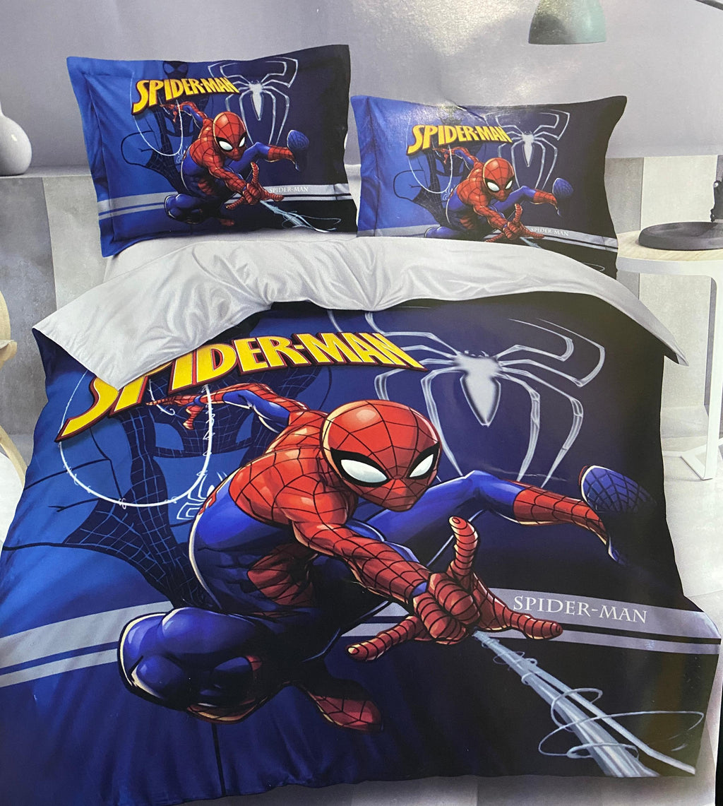 3-Piece Spiderman Duvet Set | Kids Superhero Bedding Collection