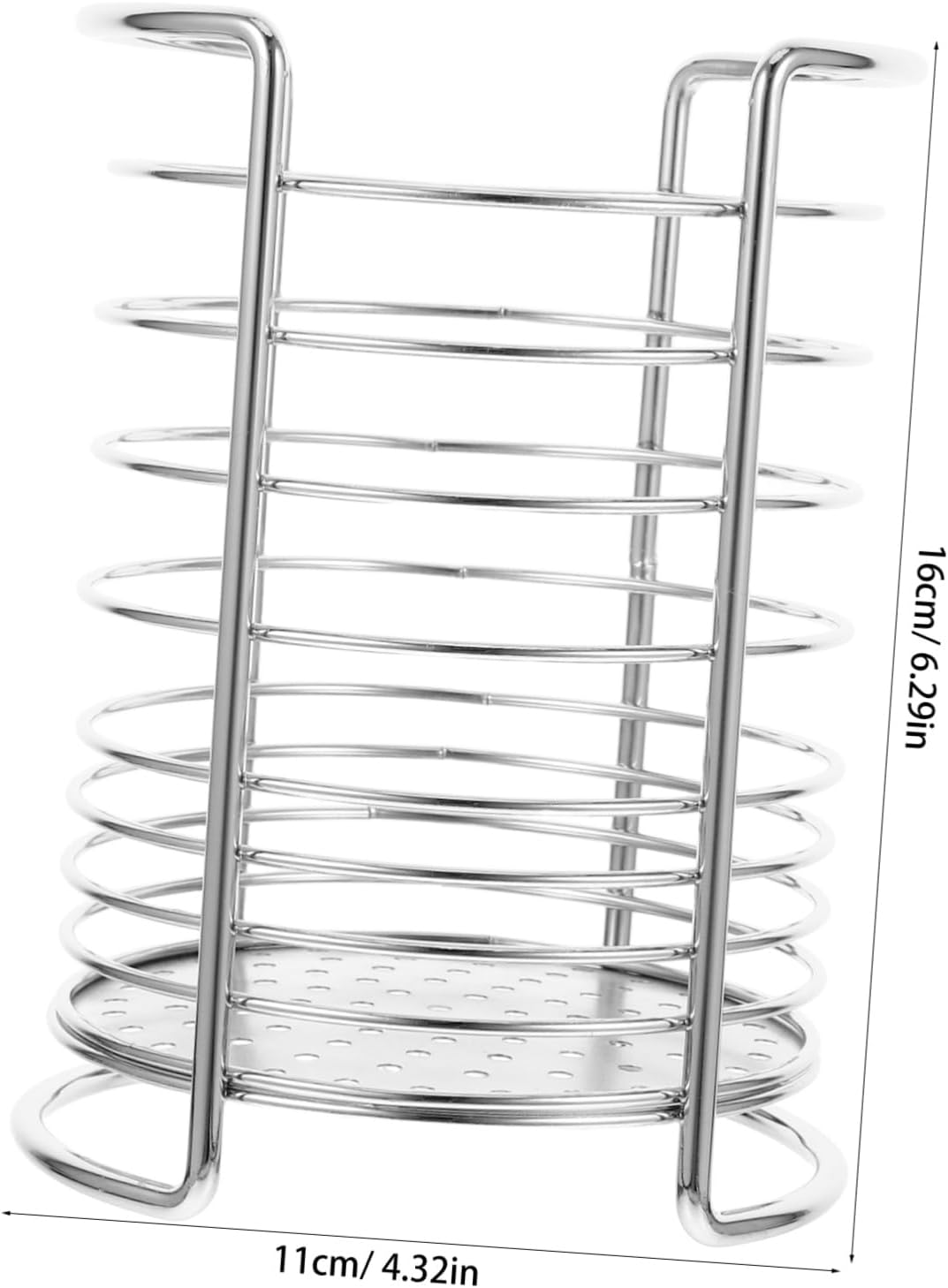 Stainless Steel Utensil Holder – Rust-Proof Kitchen Organizer with Space-Saving Design