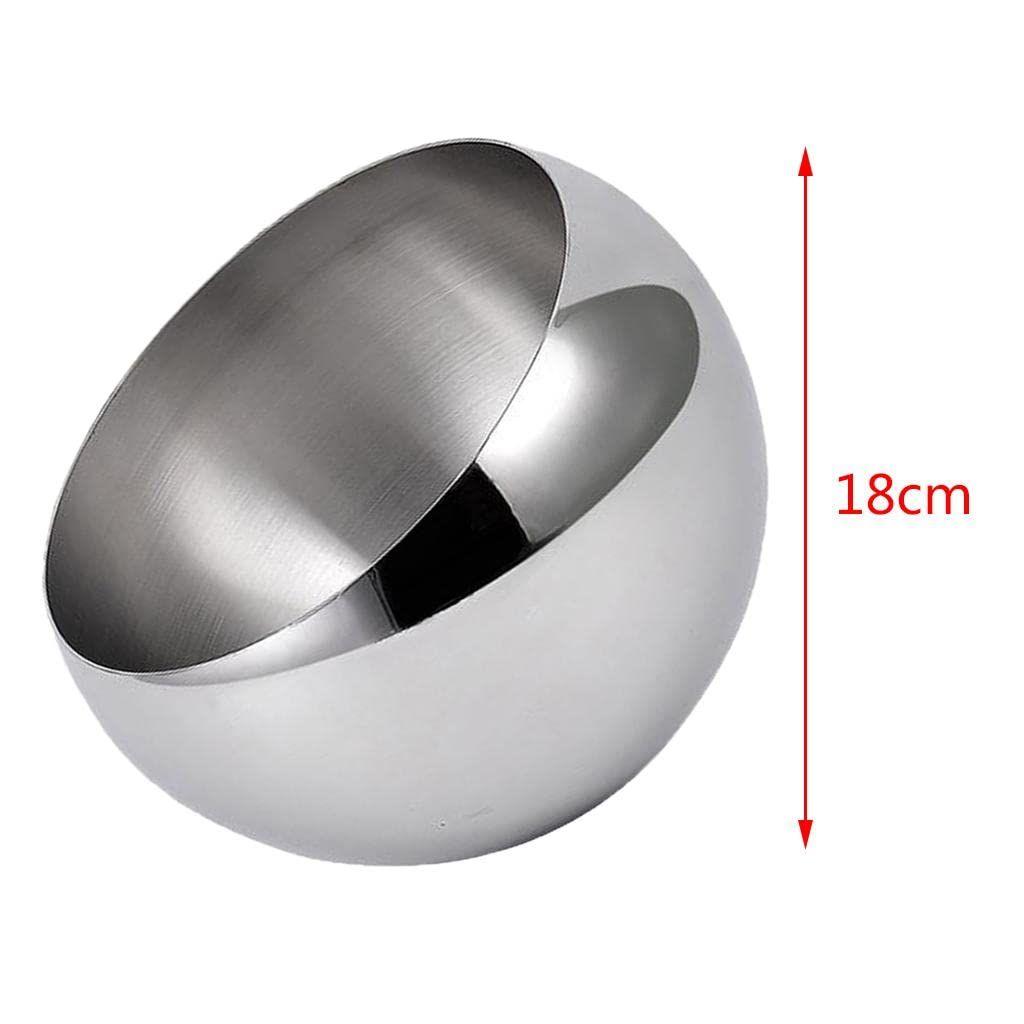 Metal Kitchen Bowl – Stainless Steel Multi-Purpose Mixing, Storing, and Serving Bowl (1 Piece) - LIFE STORES UGANDA