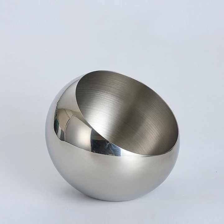 Metal Kitchen Bowl – Stainless Steel Multi-Purpose Mixing, Storing, and Serving Bowl (1 Piece) - LIFE STORES UGANDA