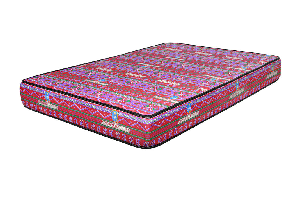 Euro foam Standard Tape Edge Butterfly Mattress - 6ft x 6ft, 6-Inch Sealed Foam Mattress with Breathable Fabric, Easy to Install