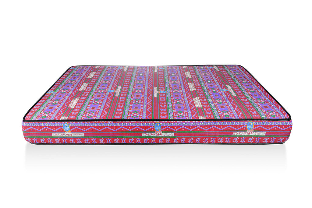 Euro foam Standard Tape Edge Butterfly Mattress - 6ft x 6ft, 6-Inch Sealed Foam Mattress with Breathable Fabric, Easy to Install