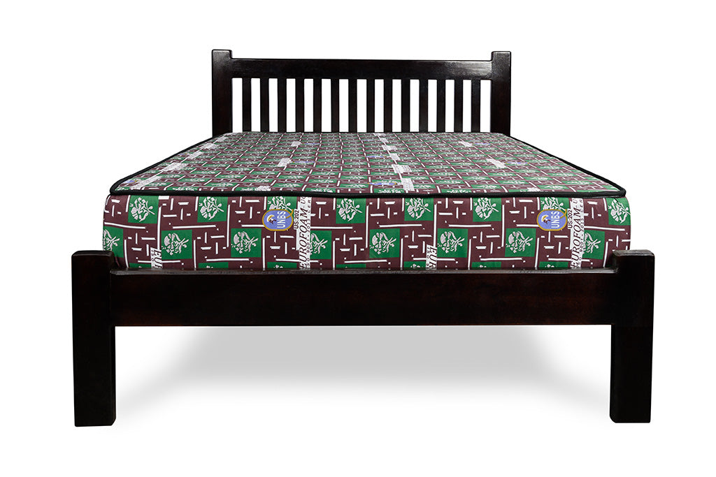 Euro foam Standard Tape Edge T-Design Mattress - 6ft x 6ft, 6-Inch Sealed Foam Mattress with Breathable Fabric, Durable