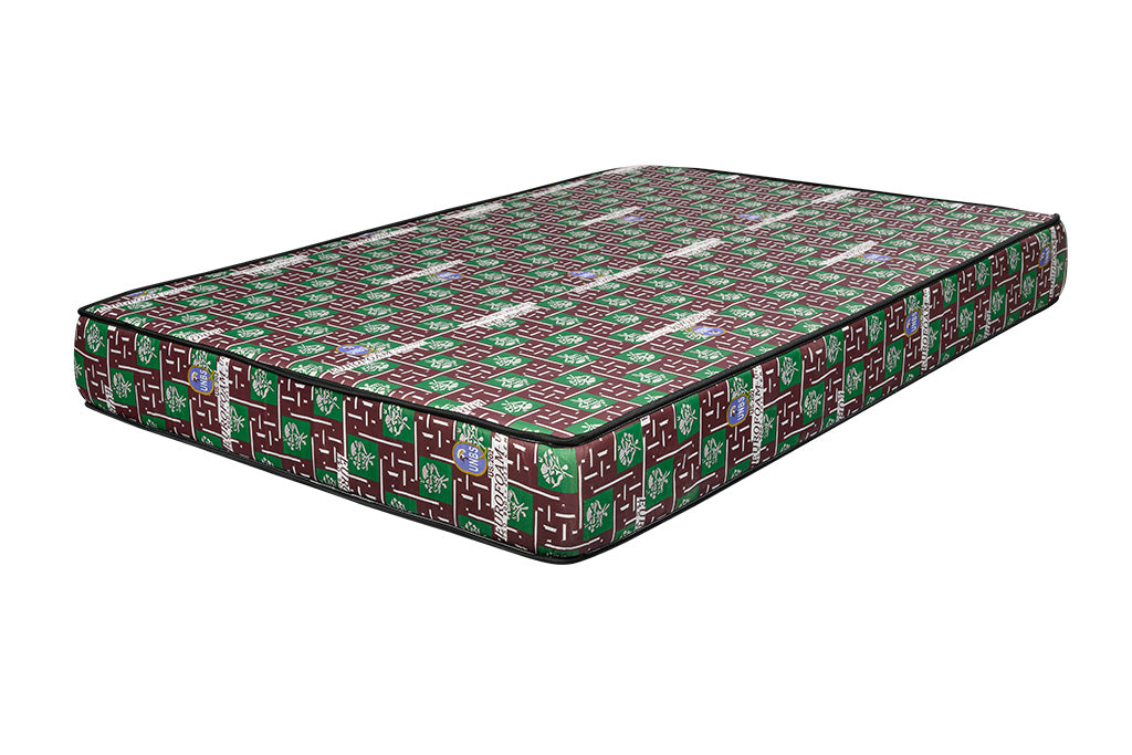 Euro foam Standard Tape Edge T-Design Mattress - 6ft x 6ft, 6-Inch Sealed Foam Mattress with Breathable Fabric, Durable