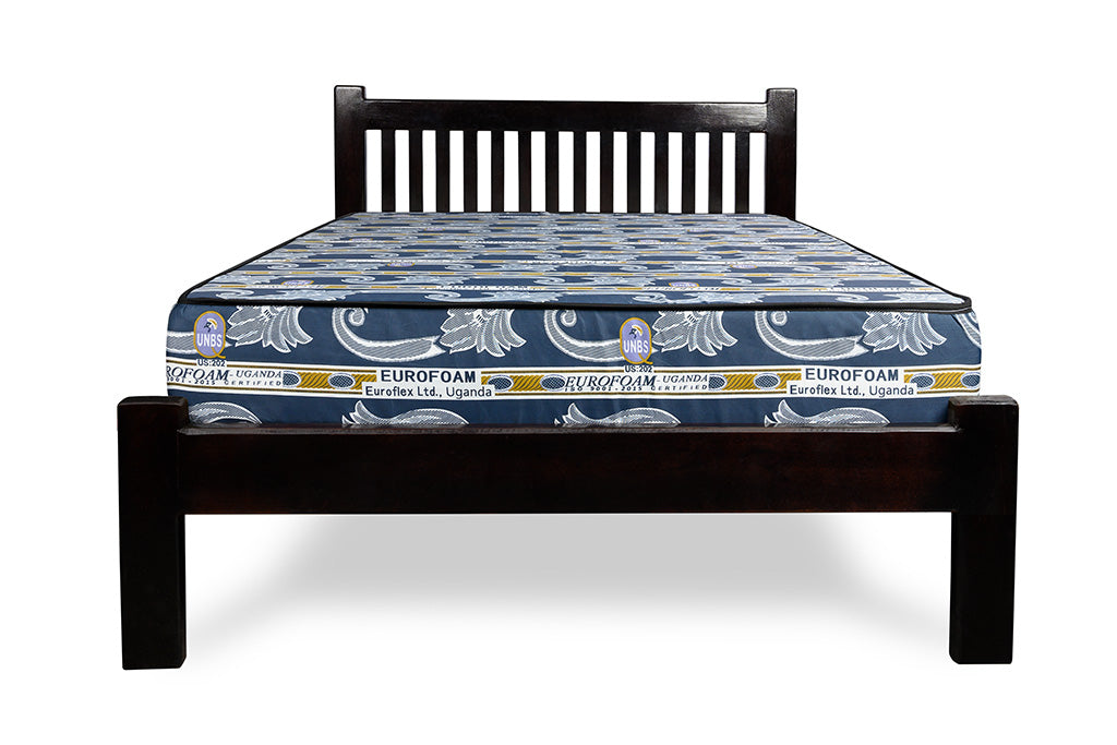 Euro foam Standard Tape Edge Tulip Mattress - 5ft x 6ft, 6-Inch Sealed Foam Mattress with Breathable Fabric, Durable & Affordable