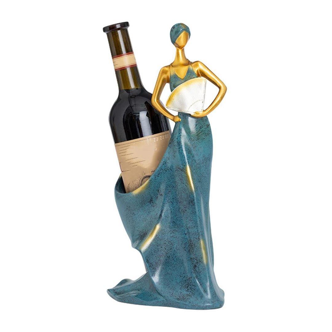 Standing Lady Wine Rack | Dancing Girl Figurine Wine Bottle Holder – Elegant Home Décor - LIFE STORES UGANDA