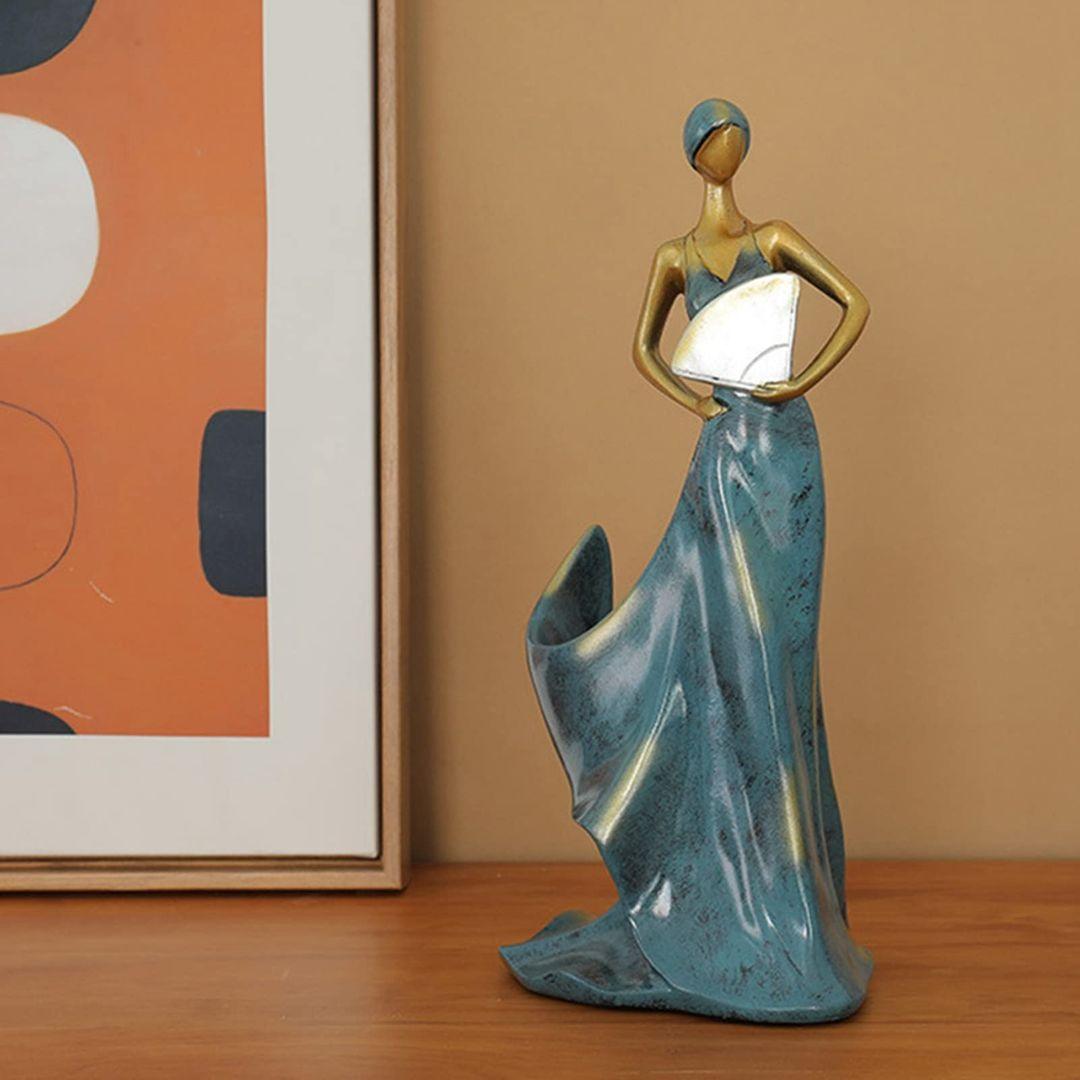 Standing Lady Wine Rack | Dancing Girl Figurine Wine Bottle Holder – Elegant Home Décor - LIFE STORES UGANDA