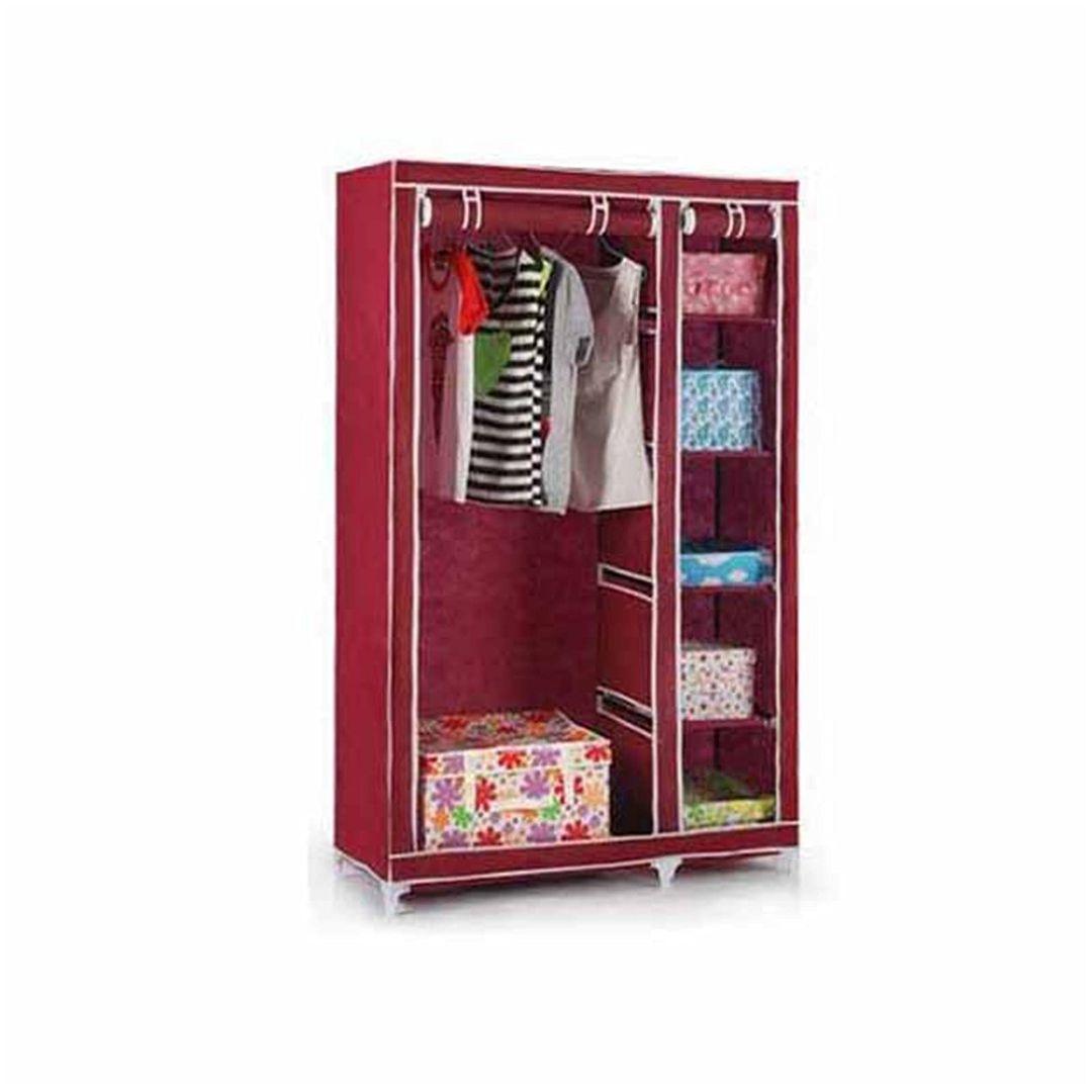 Steel Metal Fabric Wardrobe | Portable Closet Storage Organizer - LIFE STORES UGANDA