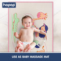 Air-Filled Rubber Baby Mat | 100% Natural Rubber Cot Sheet, Waterproof Changing Mat & Tummy Time Pad | Dual-Sided, Soft & Breathable
