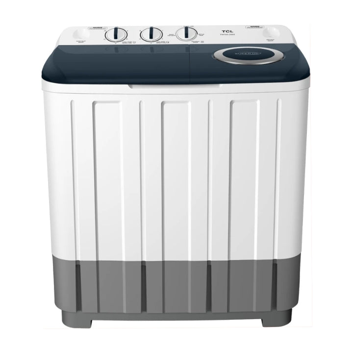 TCL 11kg Twin Tub Washing Machine F210TT | Semi-Automatic Wash & Dry | Extra-Large Capacity | Rust Proof Body | 2 Years Warranty