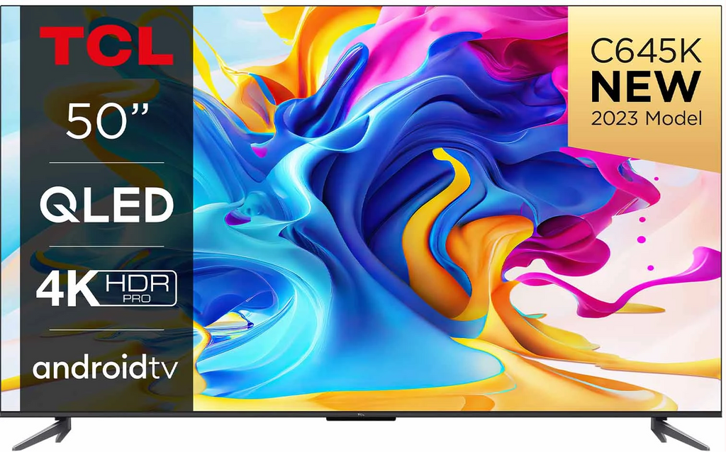 TCL 50 inches QLED 4K Ultra HD Smart Google TV 50C655 (2YRs WRTY).