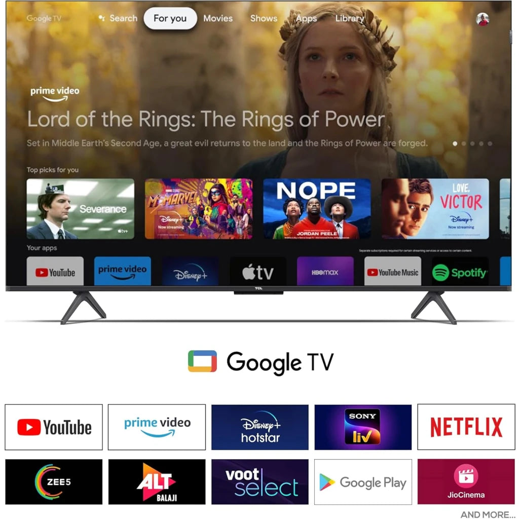 TCL 50 inches QLED 4K Ultra HD Smart Google TV 50C655 (2YRs WRTY).