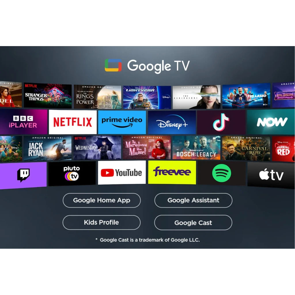 TCL 50 Inch UHD 4K HDR Google TV | 50V6C 2026 Model | 120Hz AiPQ Processor Dolby Atmos