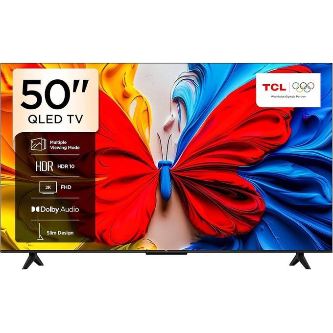 TCL 50 Inch S5K Smart QLED Google TV | 50S5K 2K FHD HDR10 | Dolby Audio 24W