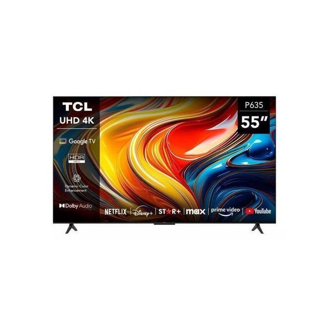 TCL 55 Inch UHD 4K HDR Google TV | 55V6C Smart Android LED | Built-In Chromecast & Free-To-Air