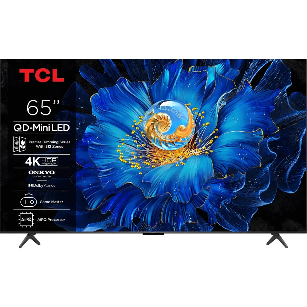 TCL 65 Inch QD-MiniLED QLED 4K Google TV | 65C6K 2025 Model | 144Hz Native ONKYO 2.1 Hi-Fi 512 Zones