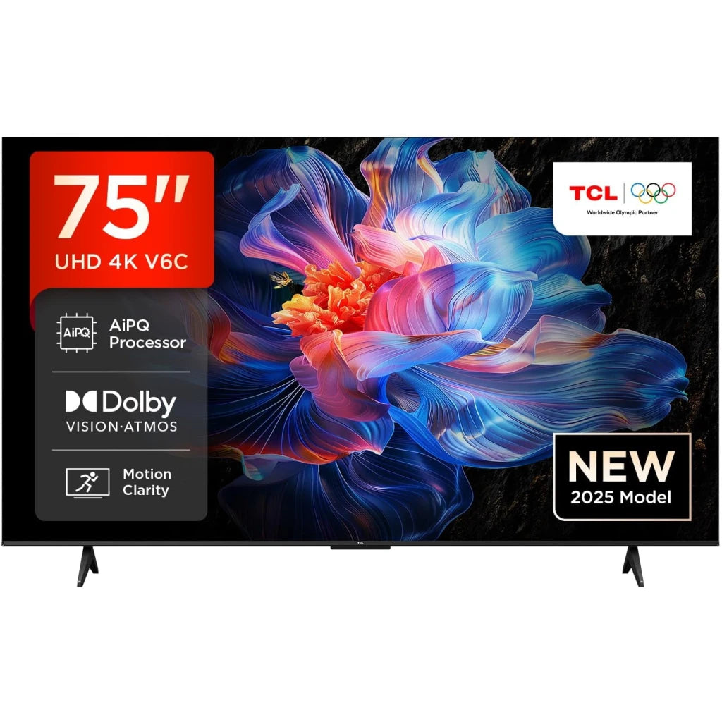 TCL 75 Inch UHD 4K HDR Google TV | 75P755 | 120Hz Game Accelerator | Dolby Vision Atmos | Free-To-Air