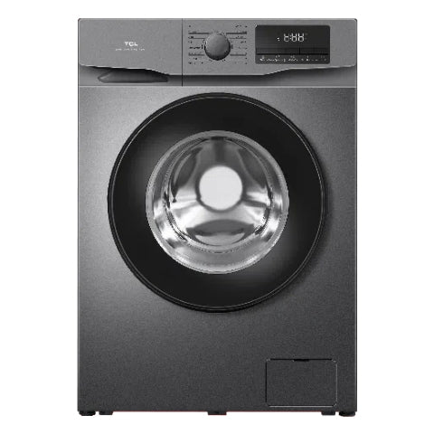 TCL 7kg Front Load Washing Machine P607FLG | Digital Inverter Motor | 16 Programs A+++ Energy | Heat Sterilization | Grey