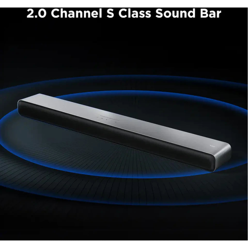 TCL S45H 2.0 Sound Bar for Smart TV | Dolby Atmos DTS Virtual:X | 100W Wireless Bluetooth Home Theater Audio | Latest Model