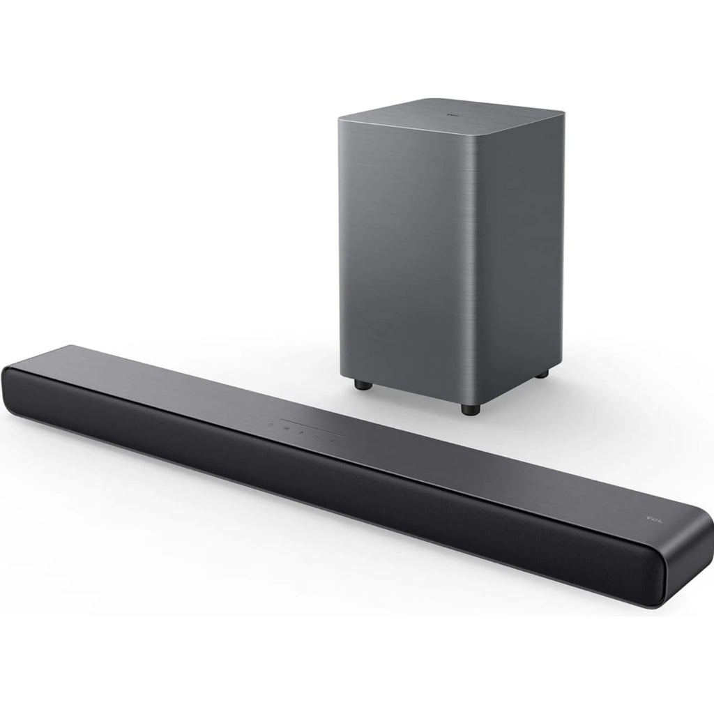 TCL S55H 2.1 Sound Bar with Wireless Subwoofer | Dolby Atmos DTS:X | 220W Bluetooth Home Theater Audio | Latest Model