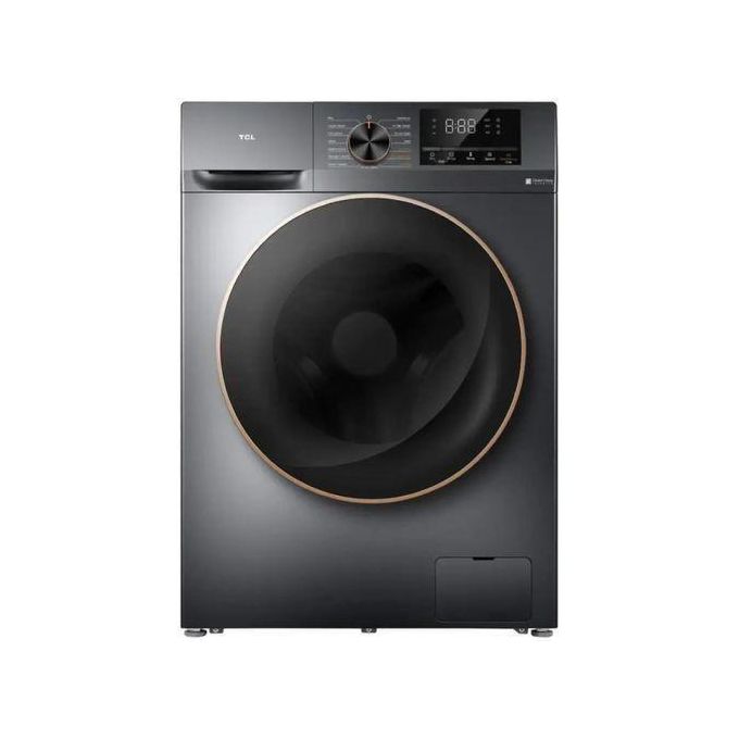 TCL 10kg Front Load Washing Machine P210FLG | 1200 RPM Direct Drive Inverter Motor | 15 Programs A+++ | Honeycomb Drum Steam Wash | Grey