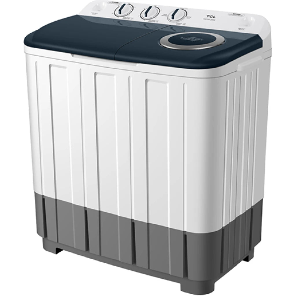 TCL 11kg Twin Tub Washing Machine F210TT | Semi-Automatic Wash & Dry | Extra-Large Capacity | Rust Proof Body | 2 Years Warranty