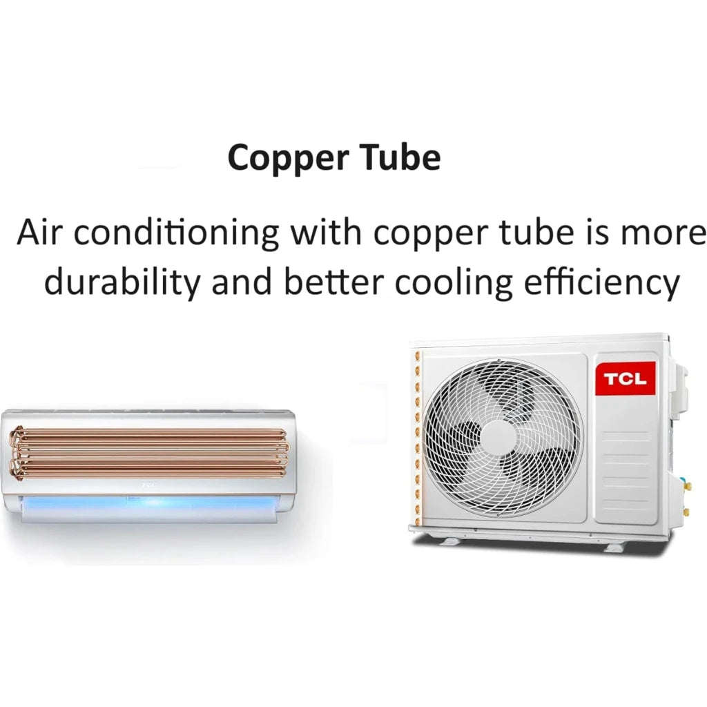 TCL 24000 BTU Wall Split Air Conditioner TAC-24CSA/XA41 | Rotary Compressor T3 Tropical | R410A Gas Fast Cooling | Gold Fin 4 Way Airflow