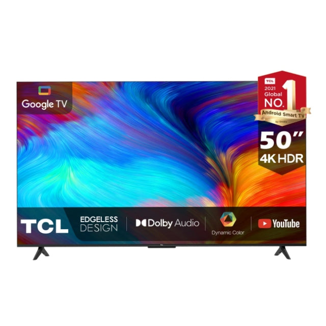 TCL 50-Inch UHD 4K Android Smart LED TV – Model 50P63S