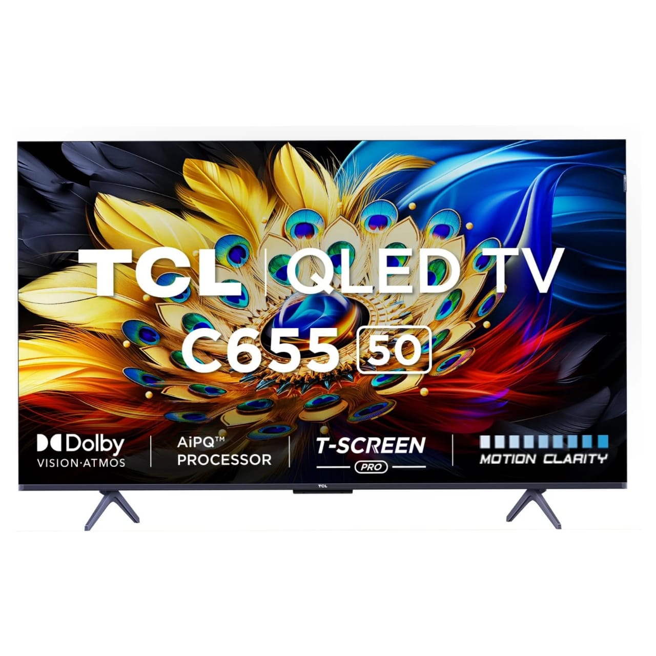 TCL 50 inches QLED 4K Ultra HD Smart Google TV 50C655 (2YRs WRTY).