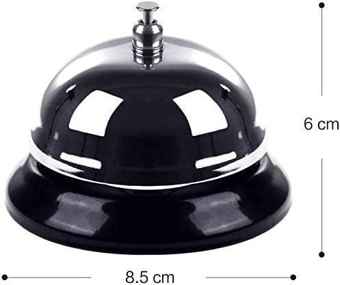 Stainless Steel Service Bell – Premium Table Bell for Reception, Restaurant, Hotel & Home | Loud Ringing Call Bell