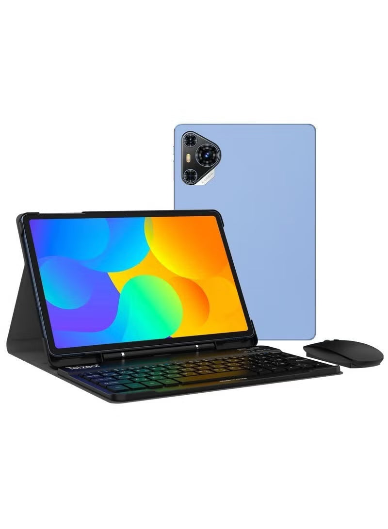 Telzeal P200 Tablet | 11" FHD 12GB RAM 512GB Storage Android 13 with Keyboard & Mouse