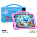 Telzeal P801 Kids Tablet | 8" HD Android 13, 8GB RAM 512GB Storage with Stylus & Accessories