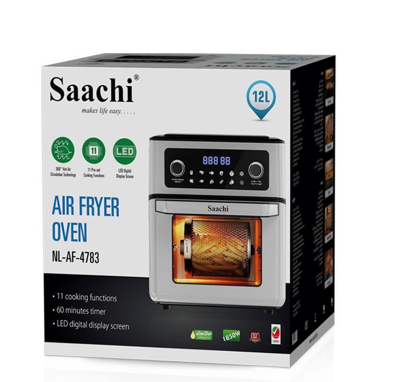 SAACHI NL-AF-4783 12L Digital Air Fryer Oven – 11-in-1 Cooking Functions for Healthy & Effortless Cooking - LIFE STORES UGANDA
