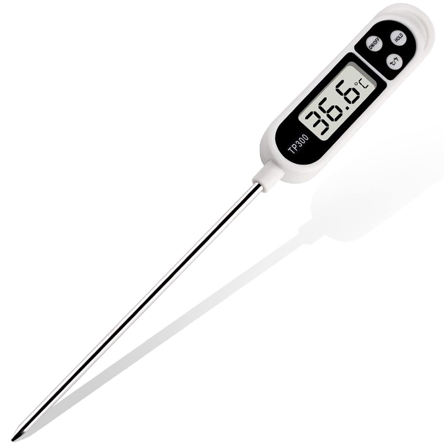 Digital Food Thermometer – TP300 Instant-Read Thermometer with Long Probe