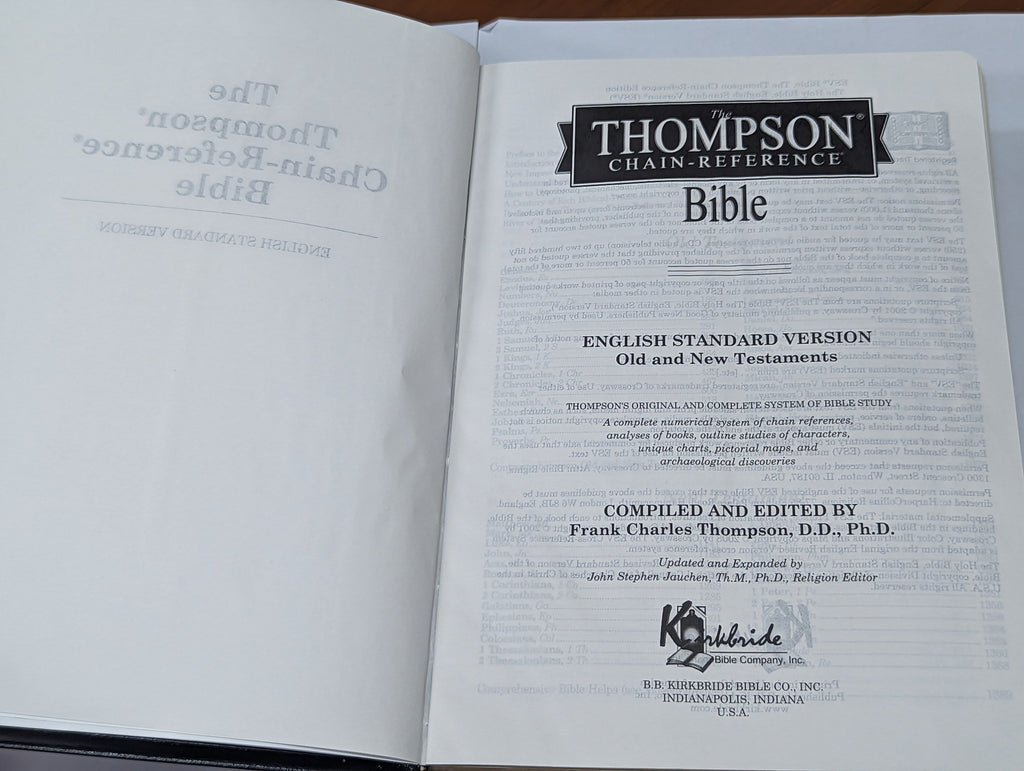 Thompson Chain-Reference Bible NIV | New International Version Red Letter Edition | Complete Topical Study System with 100,000 References