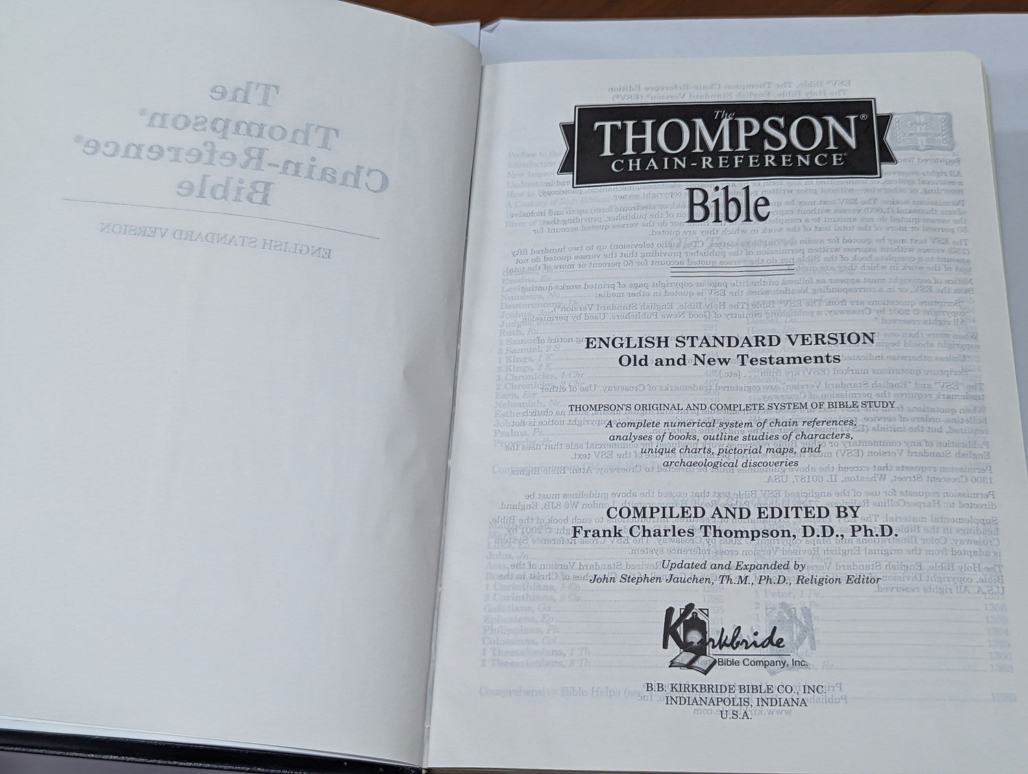 Thompson Chain-Reference Bible NIV | New International Version Red Letter Edition | Complete Topical Study System with 100,000 References